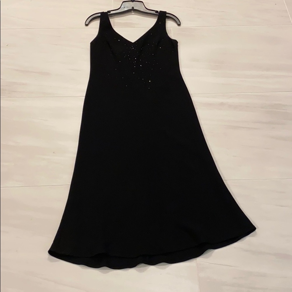 Black cocktail dress